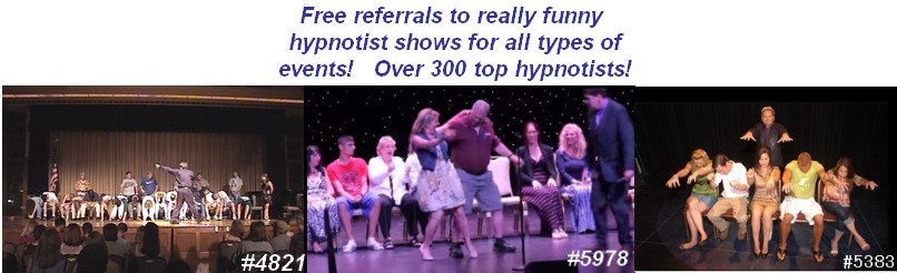 Comedy Hypnotists for Hire Lakes Region New Hampshire NH LOGO